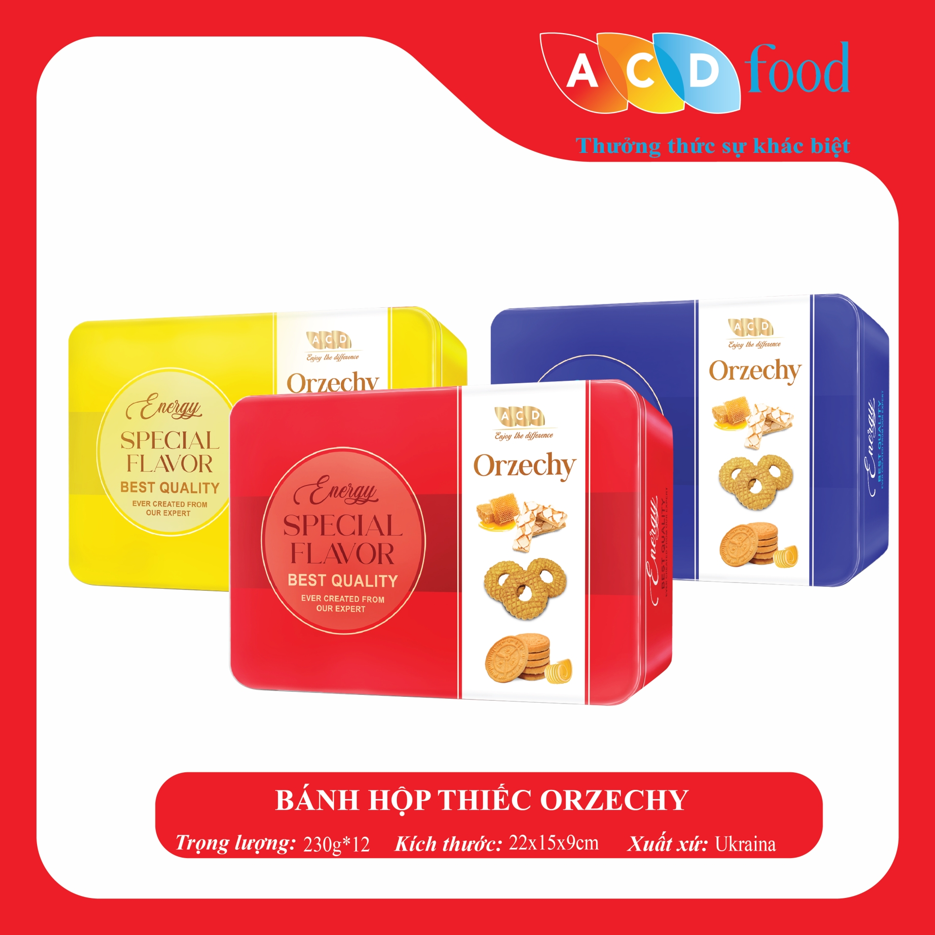 BÁNH HỘP THIẾC ORZECHY